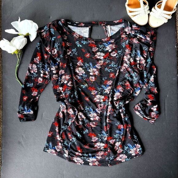 Free People Floral Blouse - Picture 1 of 7